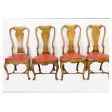 Four 18th Century Queen Anne Chairs