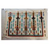 Yei Navajo rug  - 54" x 36.5"