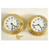 Two Brass Linden ship