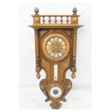 Antique German Wall clock and barometer
