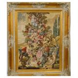 French style Gilt Framed tapestry