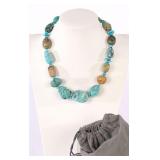 CHUNKY TURQUOISE NECKLACE 158 Grams! CHUNKY TURQUOISE NECKLACE 158 Grams!