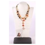 DEBI WISCH GEMSTONE & STERLING NECKLACE DEBI WISCH GEMSTONE & STERLING NECKLACE