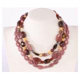 RELIOS CAROLYN POLLACK 2 GEMSTONE BEADED NECKLACES RELIOS CAROLYN POLLACK 2 GEMSTONE BEADED NECKLACES