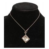 STERLING SILVER NECKLACE & PENDANT