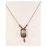 STERLING SILVER PENDANT AND NECKLACE