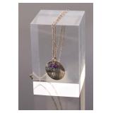 ITALIAN STERLING SILVER NECKLACE & PENDANT