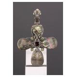 RELIOS CAROLYN POLLACK STERLING ABALONE PENDANT