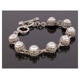BALINESE STERLING SILVER BRACELET