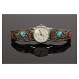 R.Tom NATIVE AMERICAN STERLING WATCH BAND