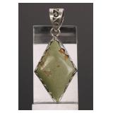 TURQUOISE & STERLING SILVER PENDANT