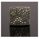 MODERNIST STERLING SILVER RING