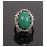 JOSEPH ESPOSITO TURQUOISE STERLING SILVER RING