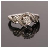 STERLING SILVER COCKTAIL RING
