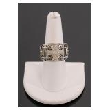 SAMUEL BENHAM 18K GOLD & STERLING SILVER RING