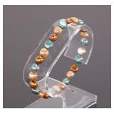 COLORFUL PEARLS STRETCH BRACELET