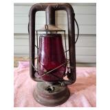 Red Globe Rail Way Lantern
