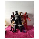 6 Action Figures & Wrestlers & More
