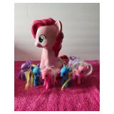 My Little Pony Piggy Bank & 6 Ponies