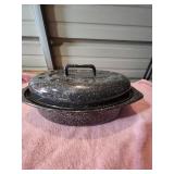 Enamel Pan With Lid