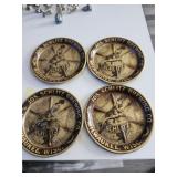 4 Vintage Schlitz Brewing Coasters