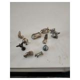 10 Pewter Animals & Such