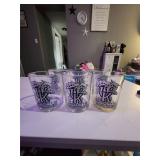 UK Wildcat Lot 6 Whiskey Glasses Or