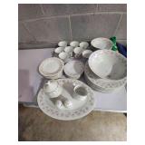 45 Pieces Dinner Ware Missing 1 Small Plate