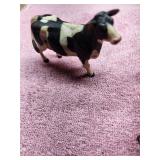 4 Miniature Holstein Cows Plastic