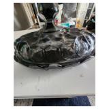 Vintage Smoke Colored Anchor Hocking Butter Dish