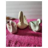 3 Swans 2 Planters From K's Collection