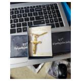 3 New In Box U7 Jesus On The Cross Necklace