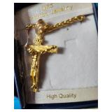 5 U7 Jesus On The Cross Necklace New In Box