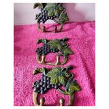 Vintage Cast Iron Wall Hangings Featuring