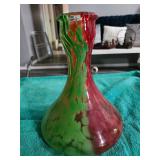 Vintage Hand Blown Glass Vase With
