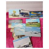 32 Never Used Military Post Cards Airplanes & Such