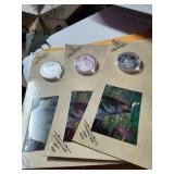 3 Silver Coin Collection National Fishing