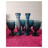 6 Pc. Vintage Indiana Glass Co. Mt. Vernon Pattern