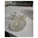 Sunburst Pattern Ash Trays,Fostoria, West Germany