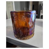 Vintage Carnival Glass Candy Dish