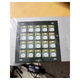 20---------- 10 Cent Stamps ! Sheet American Clock