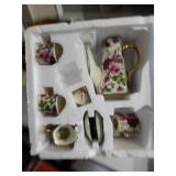 Porcelain collectible 10 Piece Mini Tea Set NIB