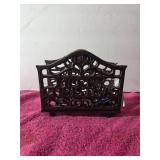 Cast Iron Merry Christmas Napkin Holder