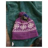 New Never Worn Snow Flake Toboggan