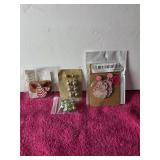 4 Pair Christmas Ear Rings