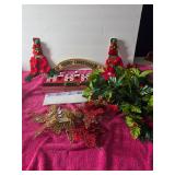 10 Piece Lot Garland ,Tree Ornaments & More