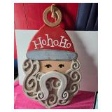 Huge Wooden HoHoHo Santa Door Hanger