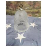 Lead Crystal Makasi Christmas Bell