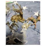 Four Deer Christmas Tree Ornaments