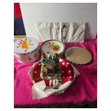 Dishes,Dish Placemat & Figurine Lot
